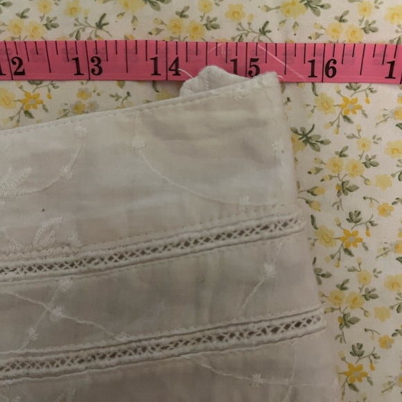 Vintage 100% Cotton Cottagecore Embroidered Midi Skirt - Picture 3 of 6